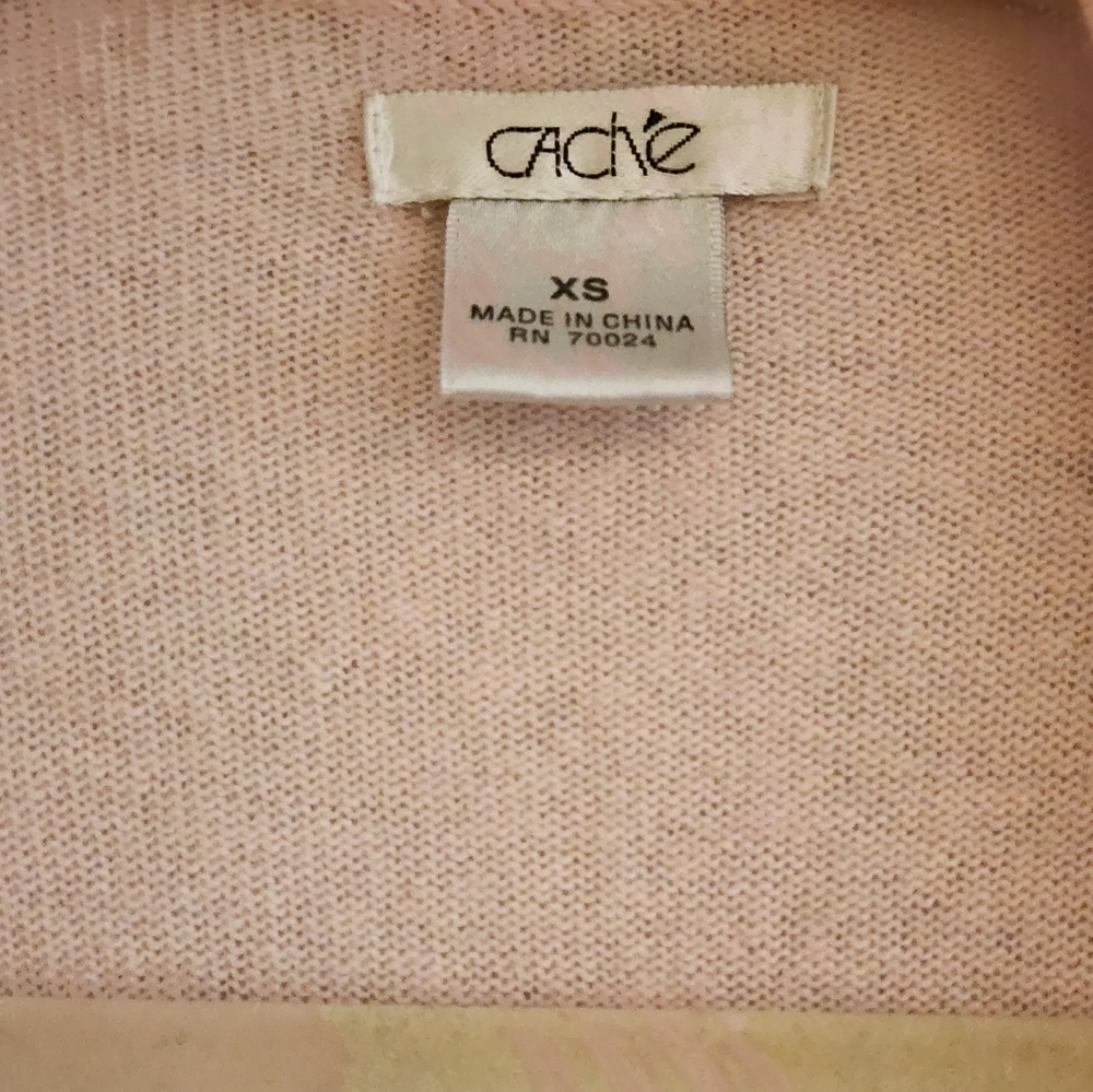 CACH'E pink Cardigan/Shurg - Picture 3 of 5